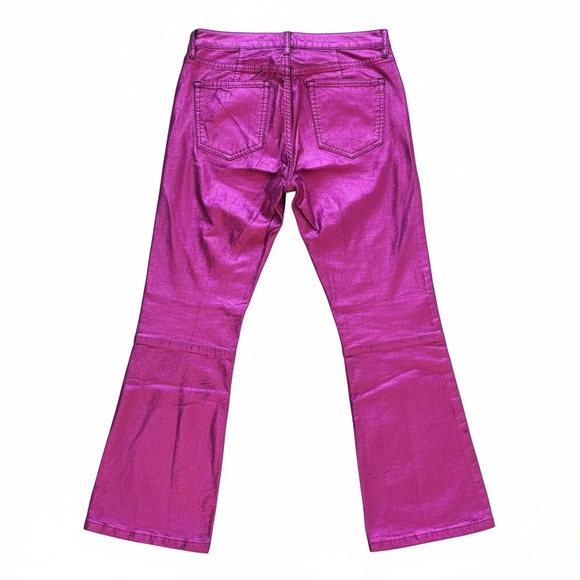 Free People Cropped Velvet Pants Size 28 - Picture 8 of 10